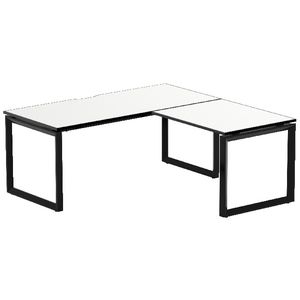 Stilford Professional Workstation 1800mm Black/White/Black