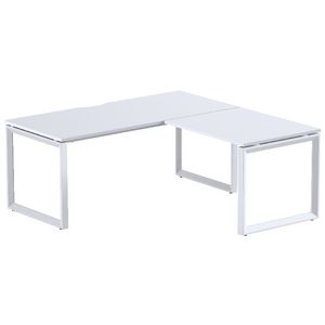 Stilford Professional Workstation 1800mm White/White