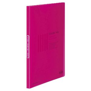 Kokuyo Color Tag A4 Display Book 20 Pocket Fixed Pink