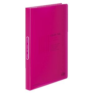 Kokuyo Color Tag A4 Display Book 40 Pocket Fixed Pink