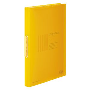 Kokuyo Color Tag A4 Display Book 40 Pocket Fixed Yellow