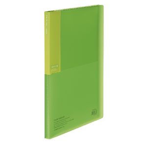 Kokuyo Bi-Color A4 Display Book 20 Pocket Fixed Light Green