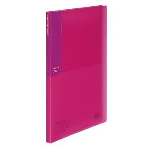 Kokuyo Bi-Color A4 Display Book 20 Pocket Fixed Pink