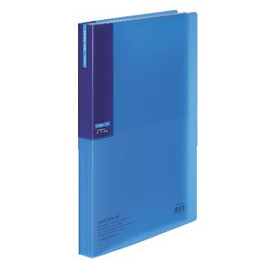Kokuyo Bi-Color A4 Display Book 40 Pocket Fixed Blue