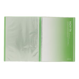 Kokuyo Display Book A4 NOViTA 20 Pocket Light Green