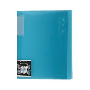 Kokuyo Display Book A4 NOViTA 40 Pocket Light Blue