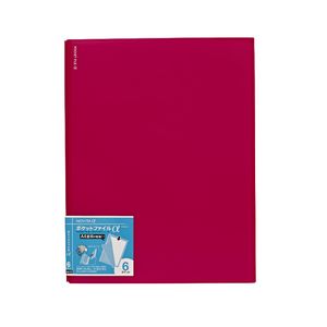 Kokuyo Novita Alpha 6 Pocket File A4 Pink