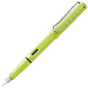 LAMY Safari Fountain Pen Medium Neon Lime