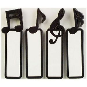 Little B Decorative Tabs Music Notes 4 Pack