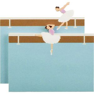 Little B Decorative Note Pad Ballerina 2 Pack