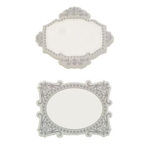 Little B Style Labels Ornate Silver 60 Pack