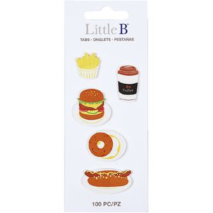 Little B Decorative Tabs Fast Food 5 Pack