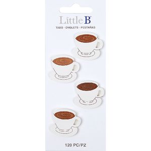 Little B Decorative Tabs Coffee Break 4 Pack