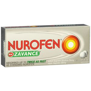 Nurofen Zavance Tablets 24 Pack