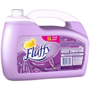 Fluffy Fabric Softener White Lavender 5L