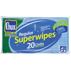 Chux Superwipes 60cm x 30cm Blue 20 Pack