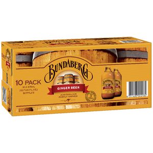 Bundaberg Ginger Beer 375mL 10 Pack