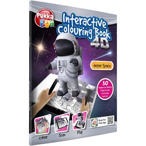 Pukka Interactive 4D Colouring Book Outer Space