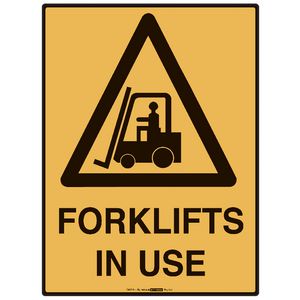 Mills Display Forklift Sign 225 x 300mm