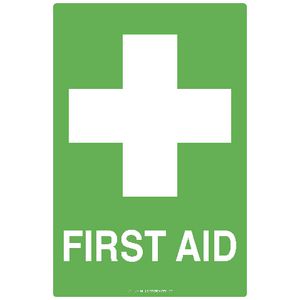 Mills Display First Aid Sign 225 x 300mm