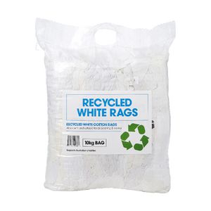 Pure White Cleaning Rags 10kg
