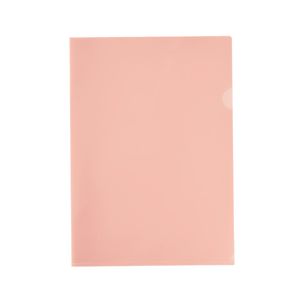 Letter File A4 Opaque Pale Pink