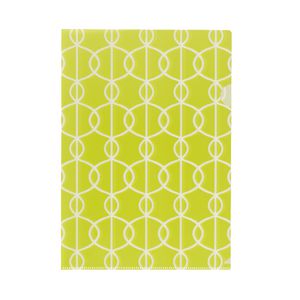 Letter File A4 Single Printed Lime Circle