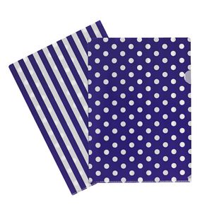 Letter File A4 Single Printed Purple Spot