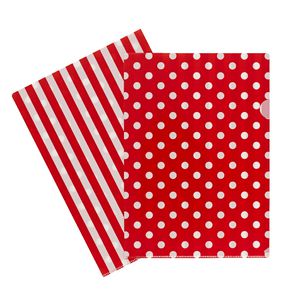 Letter File A4 Single Printed Red Spot