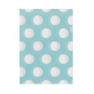Letter File A4 Single Printed Vintage Blue
