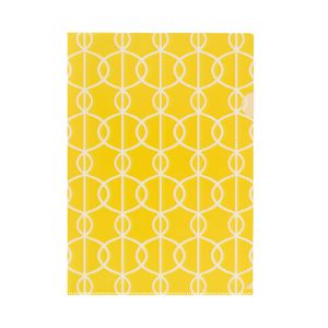 Letter File A4 Single Printed Yellow Circle