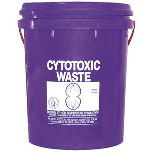 Livingstone Cytotoxic Waste Disposal Container Purple 23L