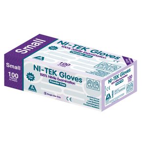 Livingstone Ni-Tek Nitrile Powder Free Glove Small 100 Pack
