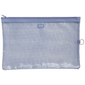 Lihit Lab Mesh Document Wallet B4 Blue