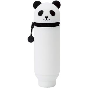 Smart Fit Single Zip Stand Up Silicone Pencil Case Panda