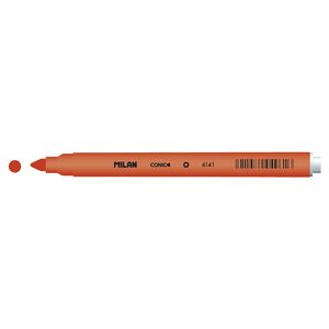 Milan Cone Tip Fibre Pen Red Orange