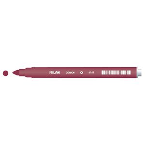 Milan Cone Tip Fibre Pen Lila Red