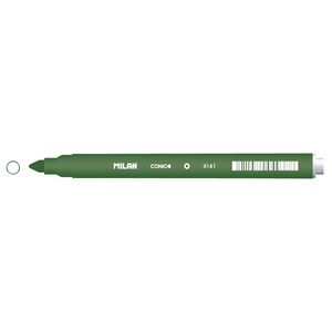 Milan Cone Tip Fibre Pen Dark Green