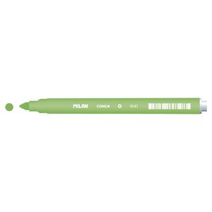 Milan Cone Tip Fibre Pen Yellowy Green