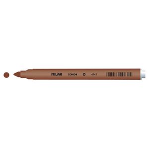 Milan Cone Tip Fibre Pen Brown