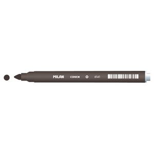 Milan Cone Tip Pen Oxid Brown