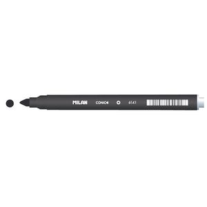 Milan Cone Tip Pen Black