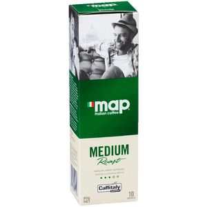 Map Medium Roast Coffee Capsules 10 Pack