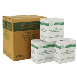 Maxpac EnviroGreen Disposable Aprons White Small 800 Pack