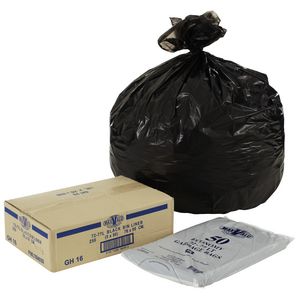 MaxValu Economy Garbage Bags 72-77L 250 Pack Black