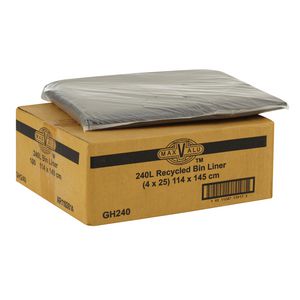 MaxValu Recycled Bin Liner 240L 100 Pack