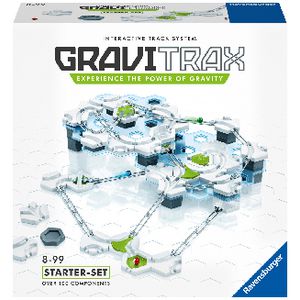 GraviTrax - Starter Set 124 Pieces Marble Run, Screen Free STEM Building System for Kids Age 8+ โ Interactive Gravity Track Construction Kit with Modular Expansion Pieces