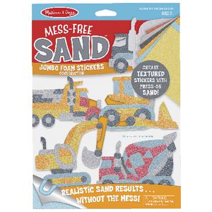 Melissa and Doug Foam Sand Stickers Construction