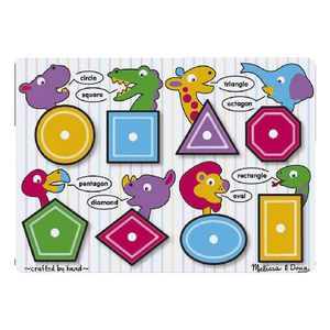 Melissa & Doug Numbers Shapes Puzzle
