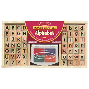 Melissa & Doug Alphabet Stamp Set
